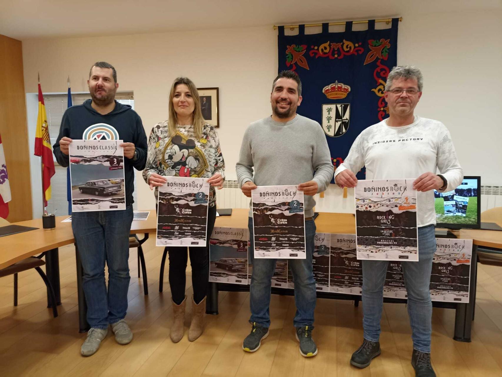 Presentación en el Ayuntamiento del Festival Doñinos Rock