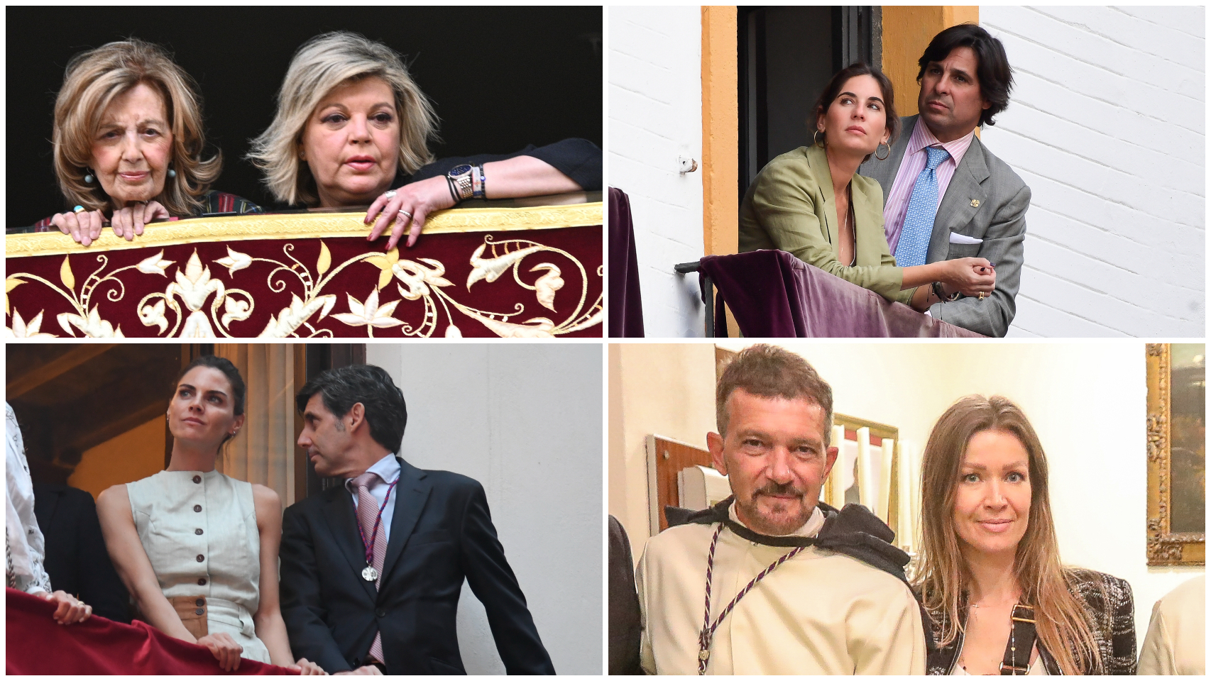 De María Teresa Campos a Antonio Banderas: los famosos más devotos ya disfrutan de la Semana Santa