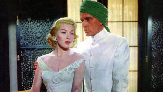 Lana Turner y Richard Burton en 'Las lluvias de Richanpur' (Jean Negulesco, 1955)