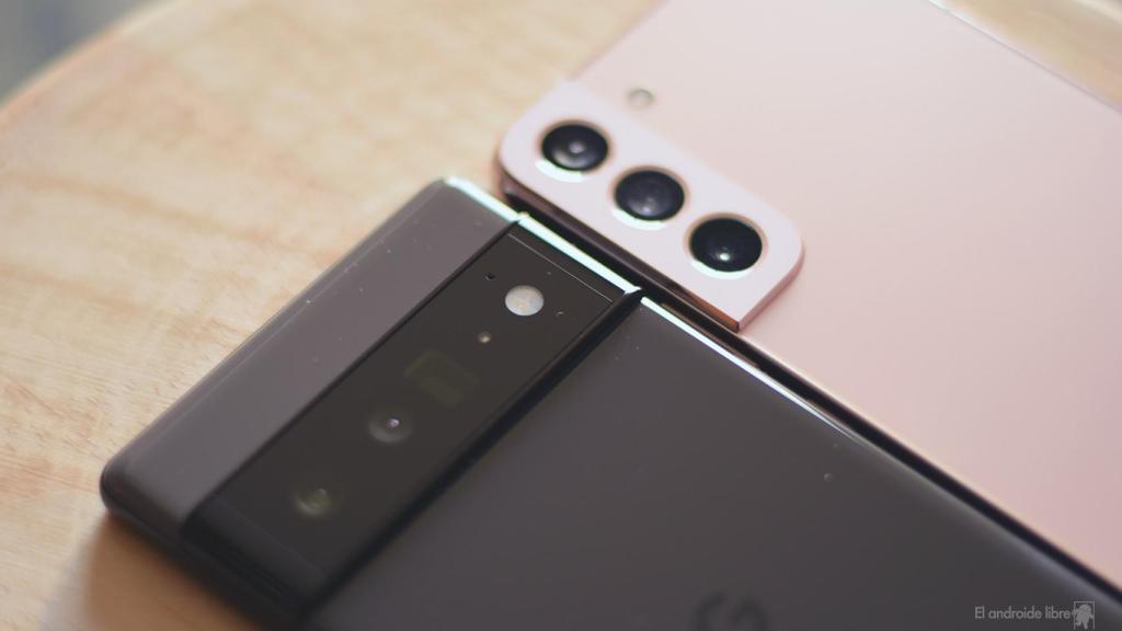 Samsung Galaxy S22+  y Google Pixel 6 Pro