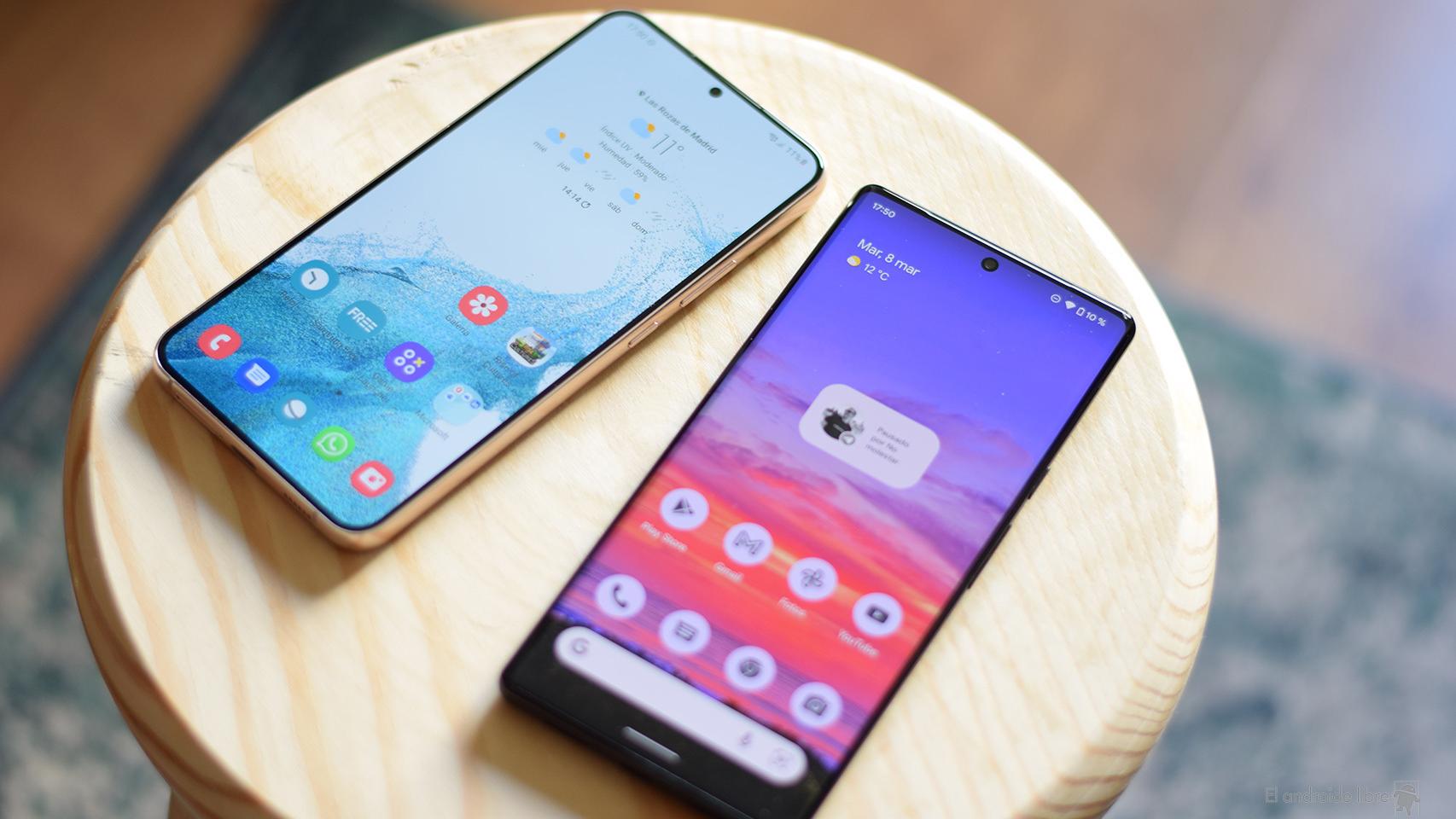 Samsung Galaxy S22+ y Google Pixel 6 Pro