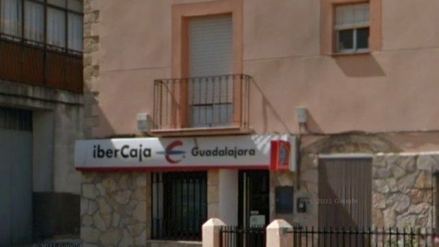 La oficina de Ibercaja en Villanueva de Alarcón (Guadalajara).