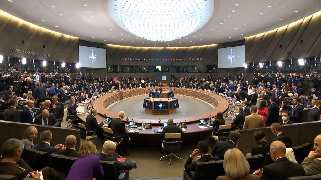 Reunión del Consejo del Atlántico Norte en la Cumbre de la OTAN.