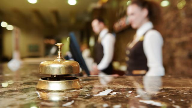 Recepción, hotel