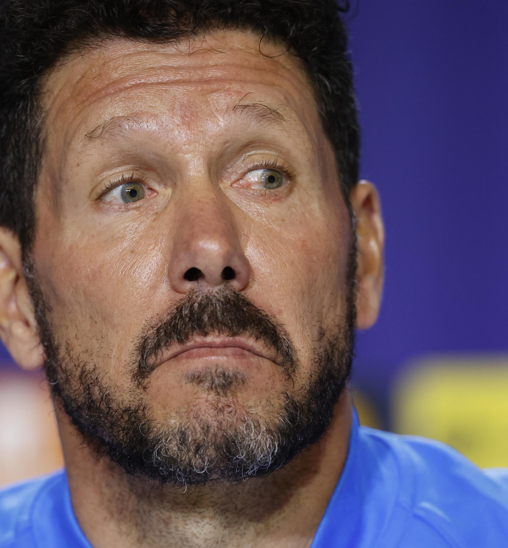 Simeone, en rueda de prensa