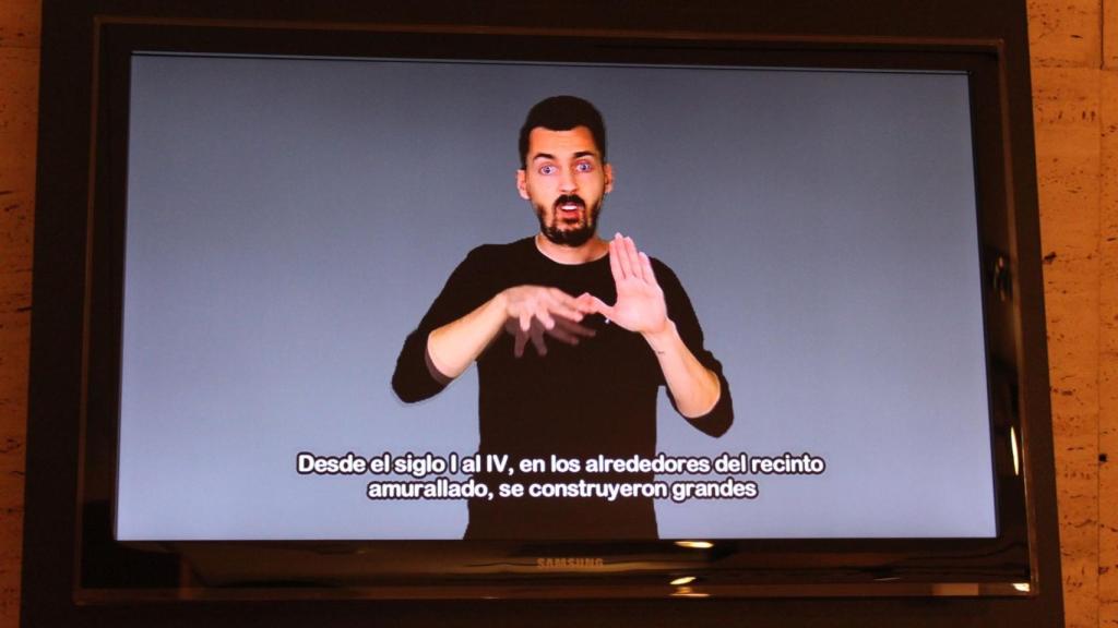 Una de las adaptaciones visuales del museo.