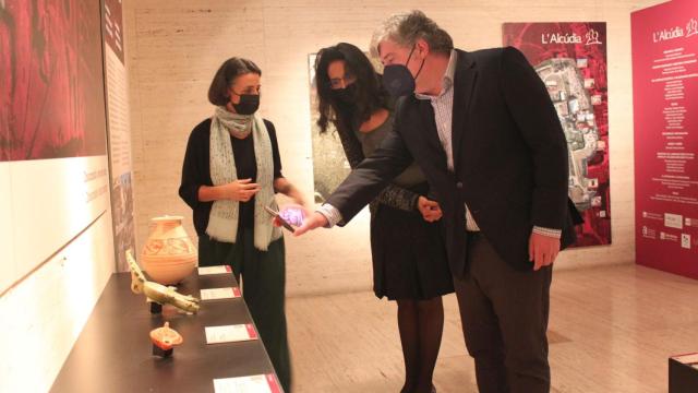 Martín Sanz y Catalina Iliescu, durante la presentación del nuevo MUA accesible.