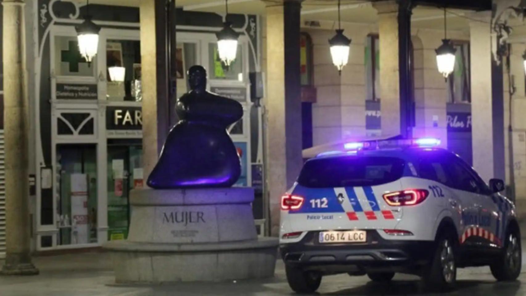 Imagen de archivo de un coche de la Policía Municipal de Palencia.
