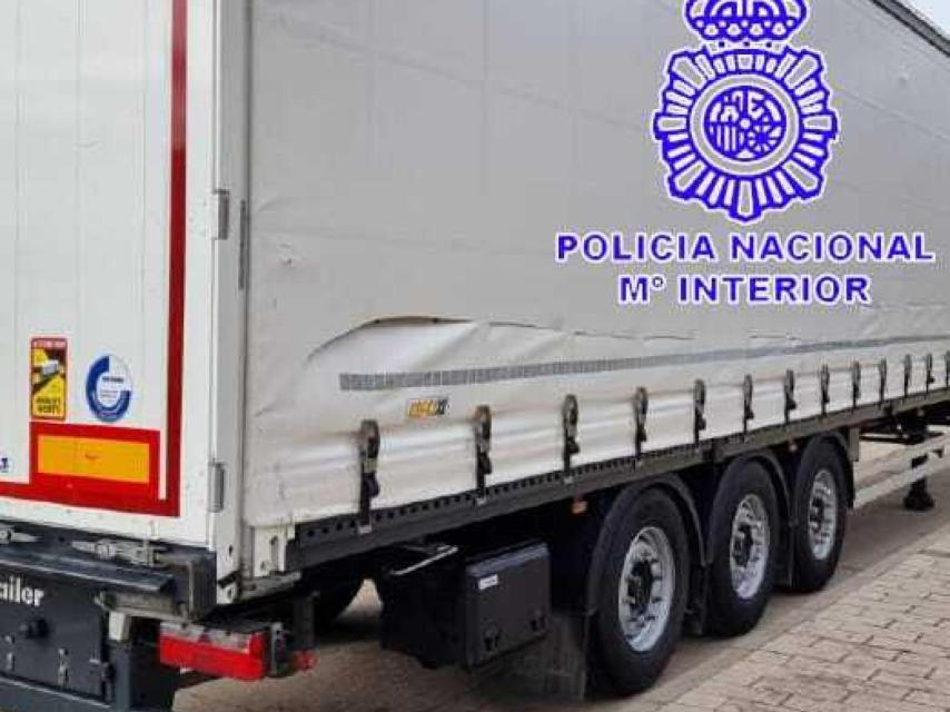 Imagen de uno de los camiones