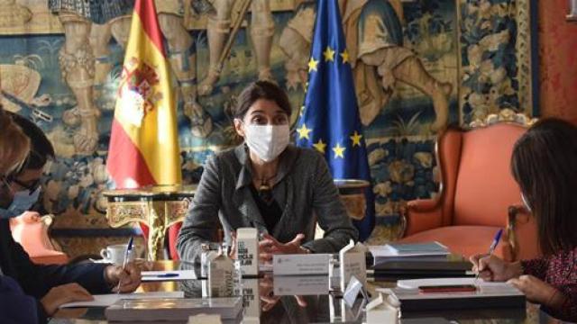 Llop, en la constitución del 'grupo interinstitucional' sobre la Ley de Enjuiciamiento Criminal, el pasado 27 de octubre./