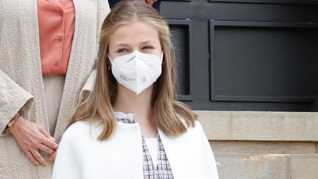 Leonor de Borbón en una imagen tomada en Cartagena en abril de 2021.