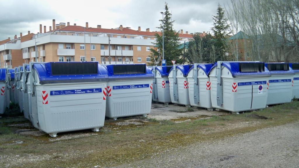 Nuevos contenedores de papel en Santa Marta de Tormes