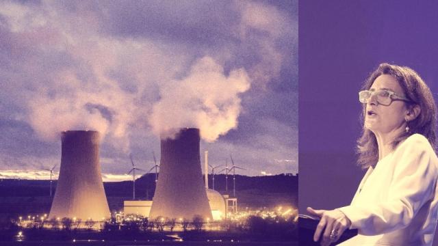 La vicepresidenta tercera, Teresa Ribera.