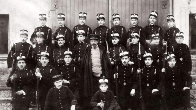 Grupo de carabineros de La Carihuela, 1939.