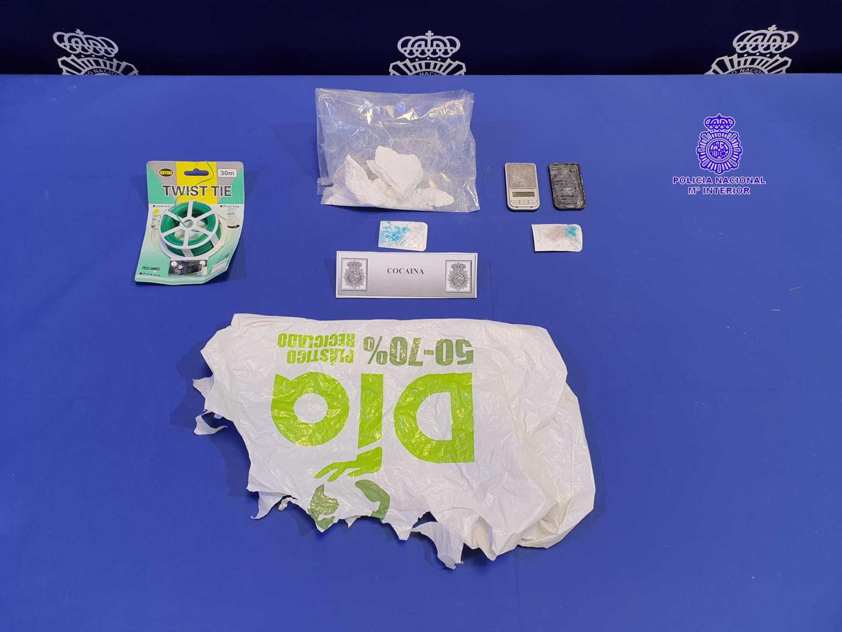 La cocaína intervenida por la Policía Nacional de Valladolid