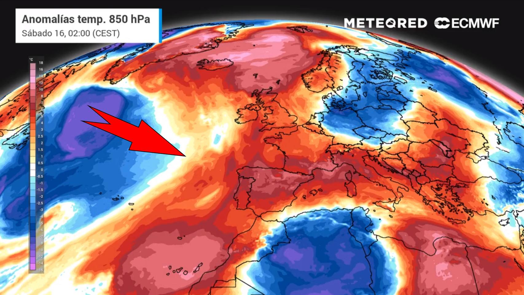Anomalías de calor en el final de Semana Santa. Meteored.