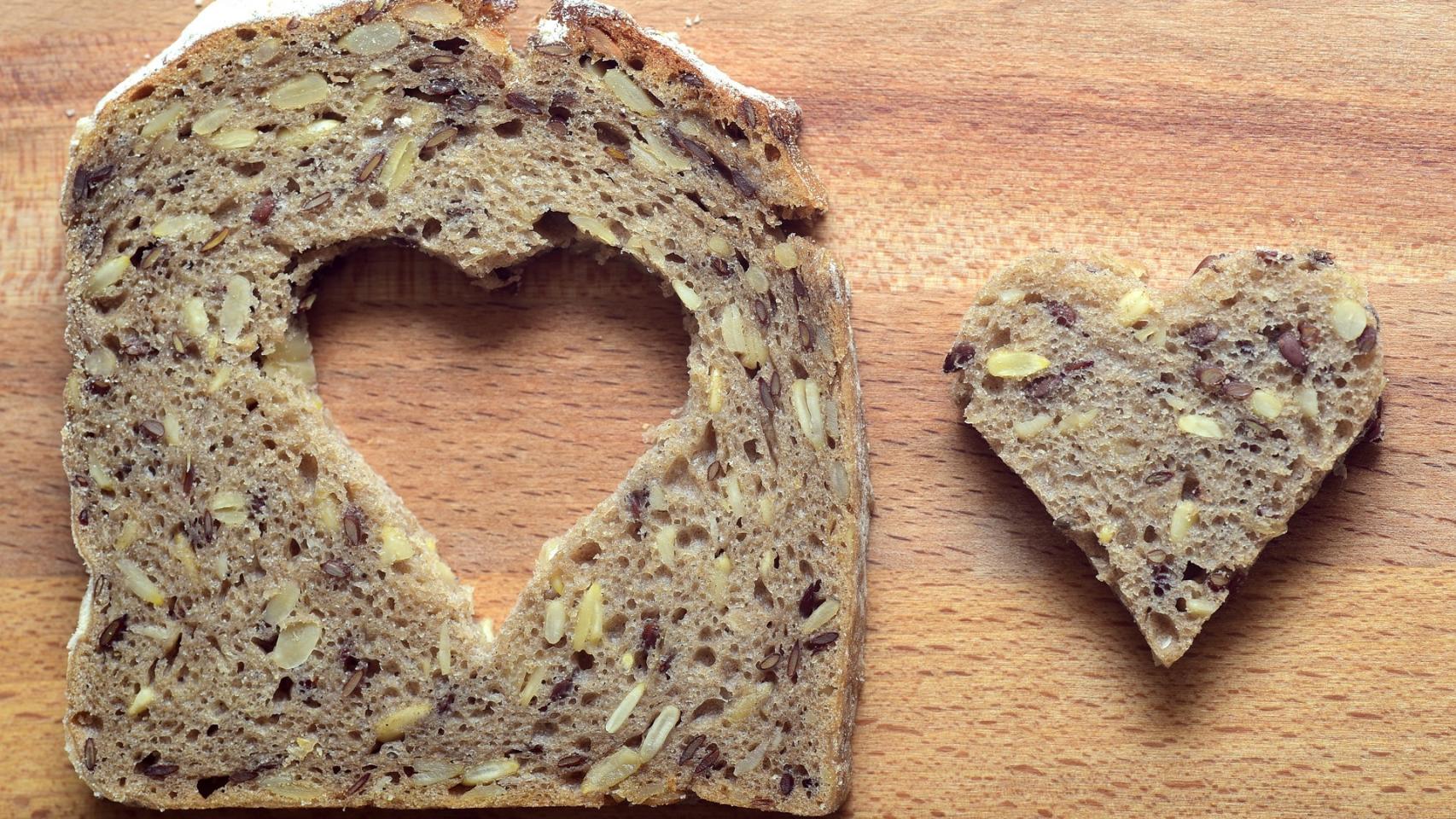 Pan integral con semillas.