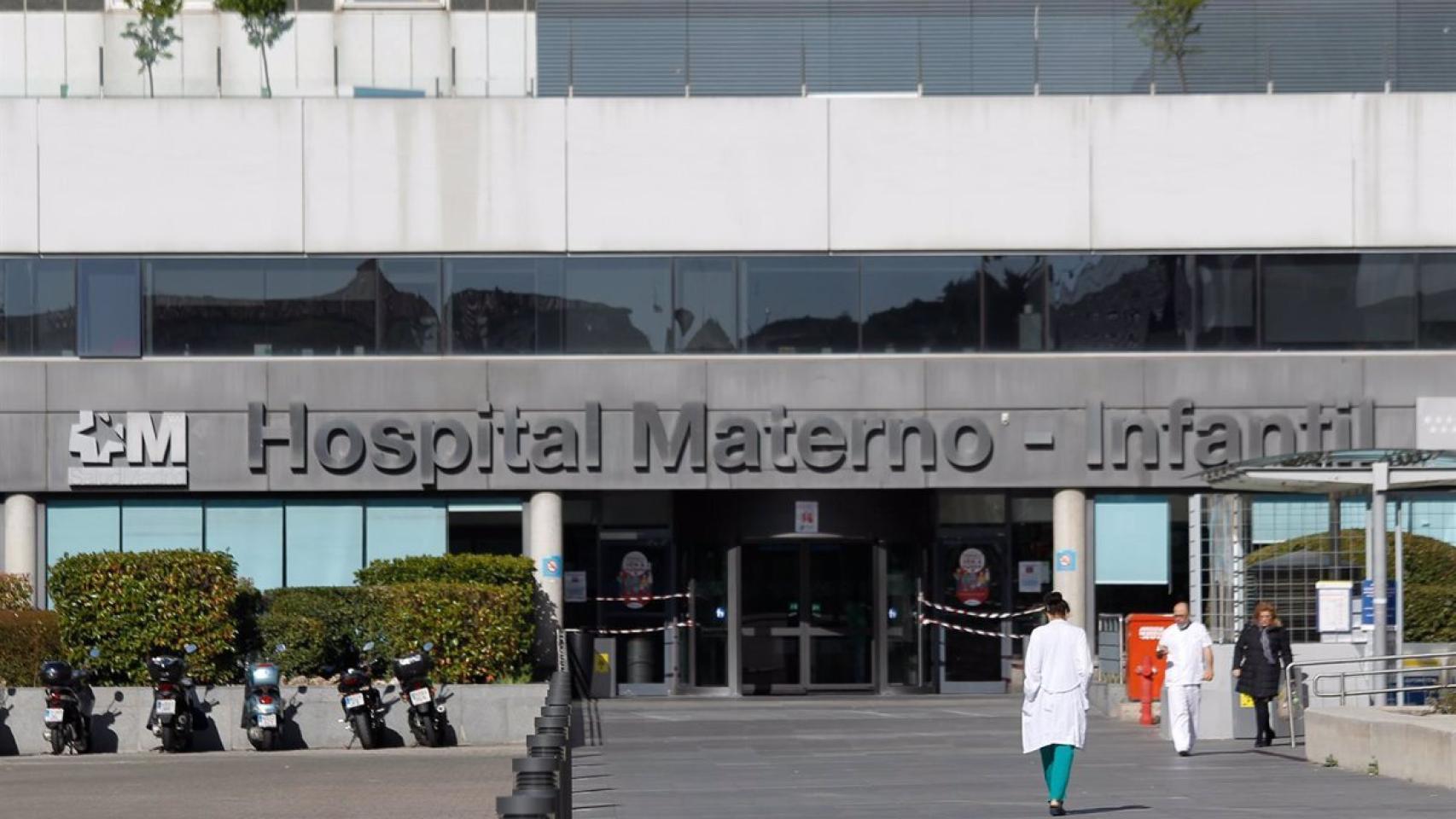 Fachada del Hospital Materno - Infantil de La Paz (Madrid).