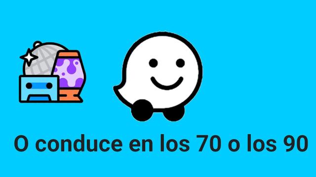 Waze estrena nuevo modo de navegación al estilo de los 80