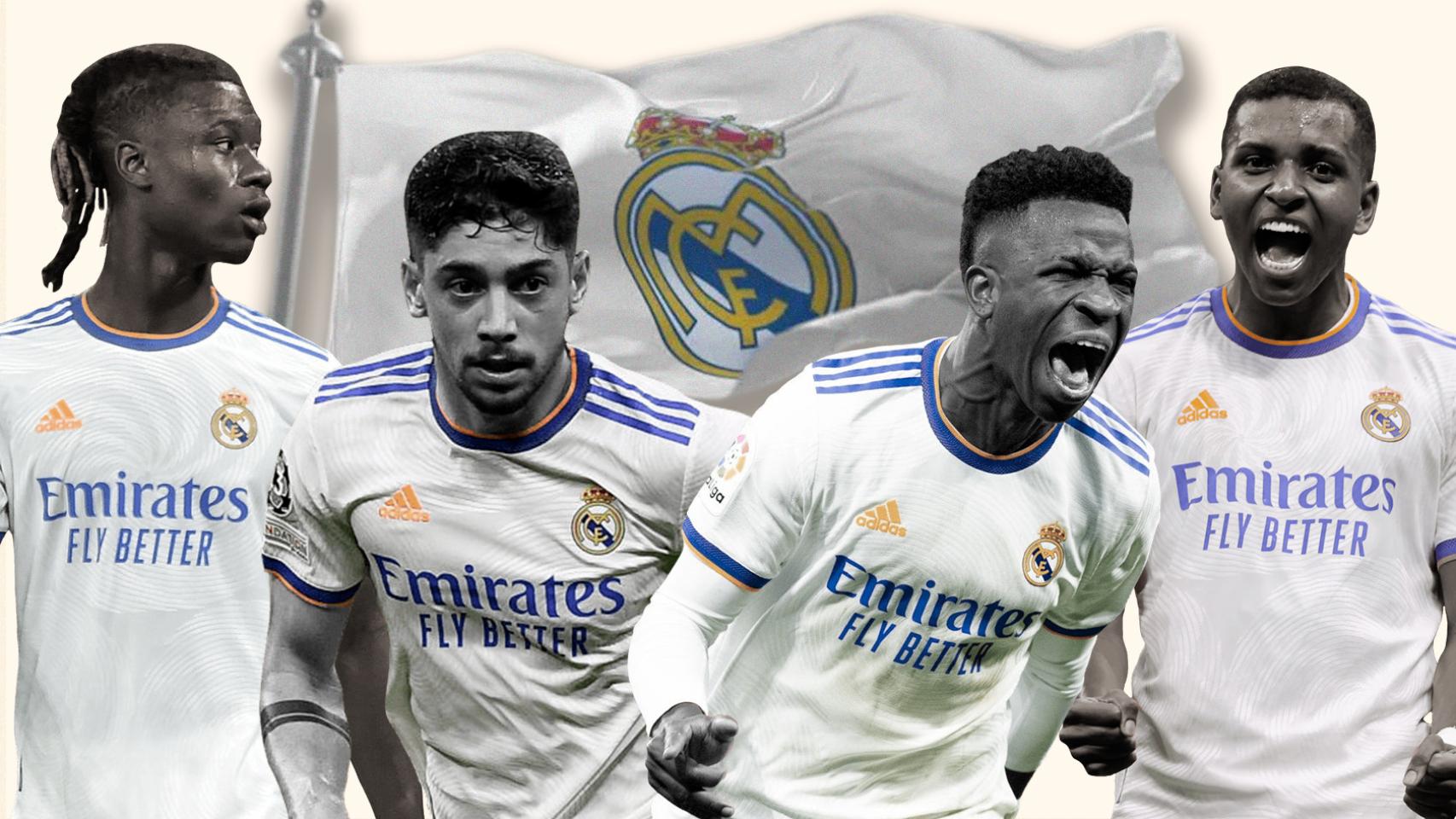 Vinicius, Fede Valverde, Camavinga y Rodrygo