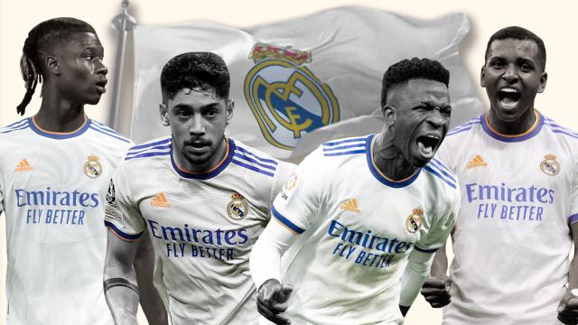 Vinicius, Fede Valverde, Camavinga y Rodrygo