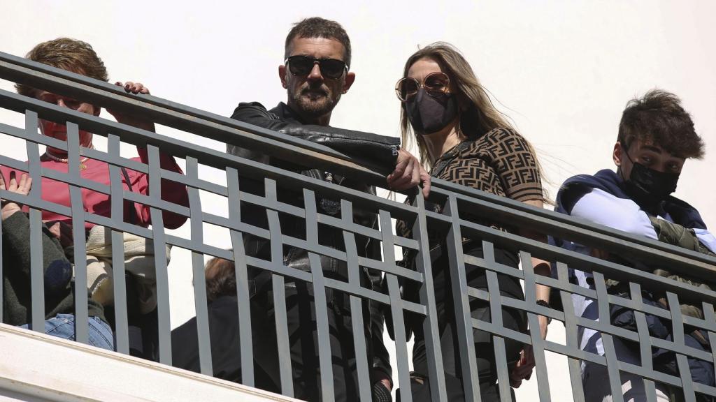 Banderas y Kimpel, en la salida.