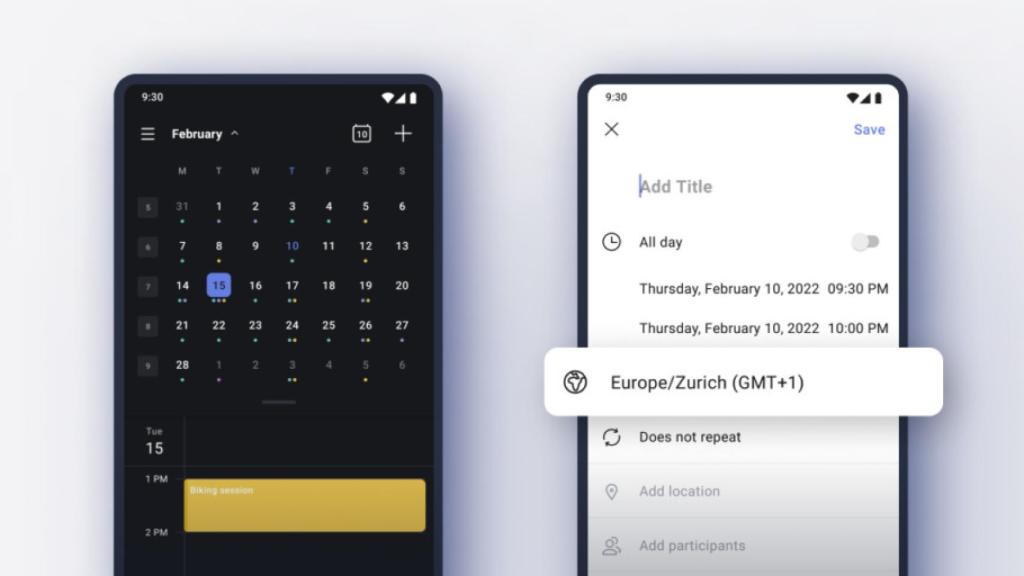 Proton Calendar