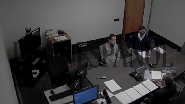 Declaración de Alberto Luceño ante el fiscal.