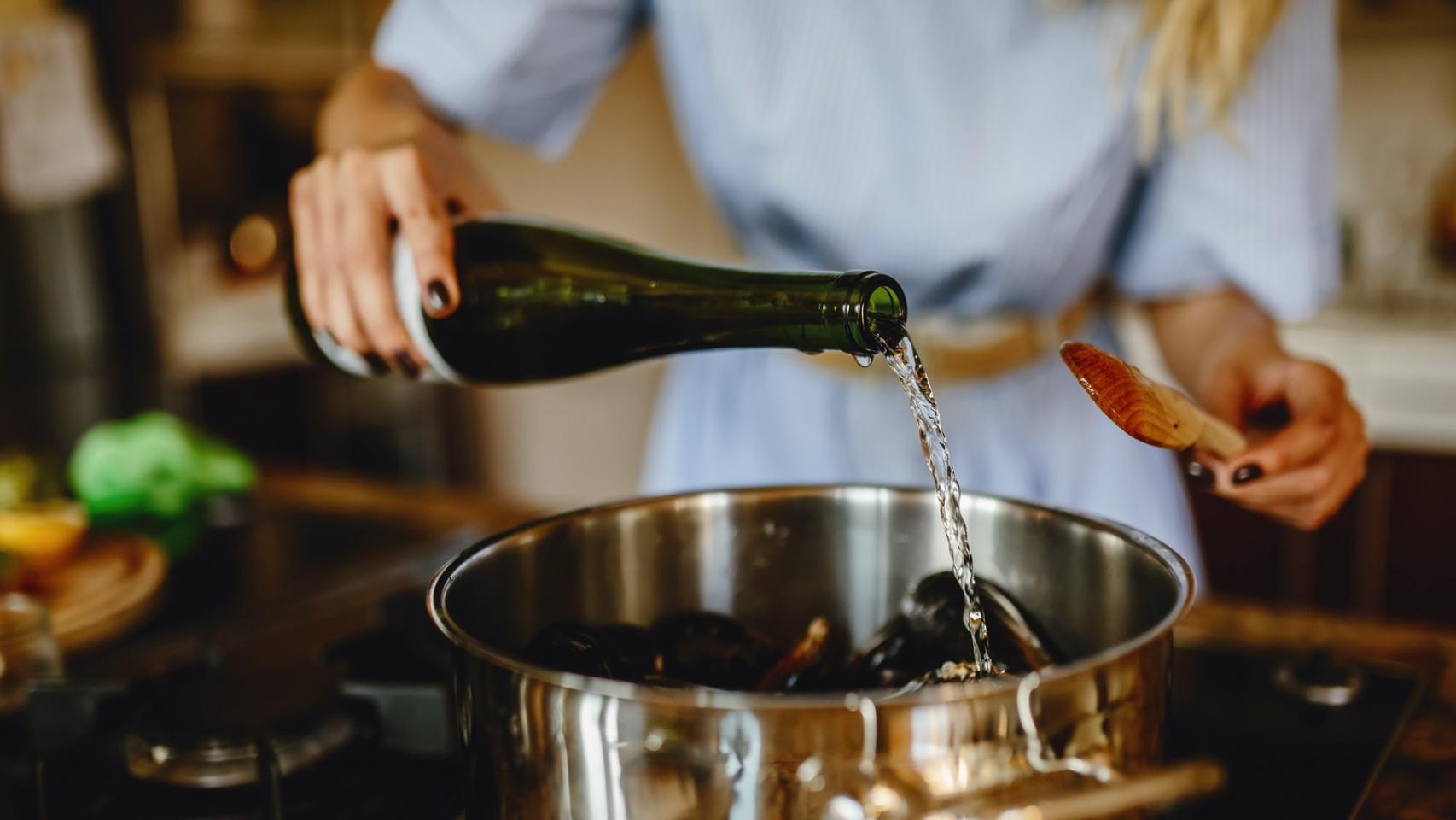 Las recetas mejoran si el ingrediente es el vino