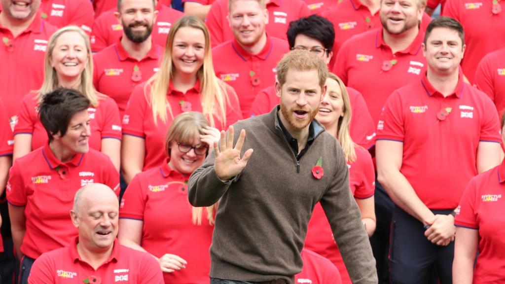 El príncipe Harry en los 'Invictus Games' del año 2020.