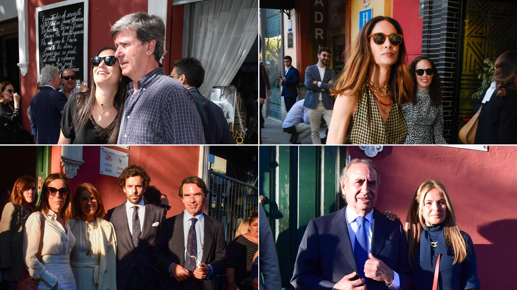 Famosos en la Semana Santa sevillana.