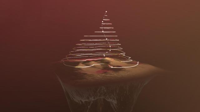 Visualización estática de 'Insidious Rising', una de las nuevas iniciativas artísticas que se unen a 'El latido de la Tierra' de Google Arts & Culture y la UNFCCC.