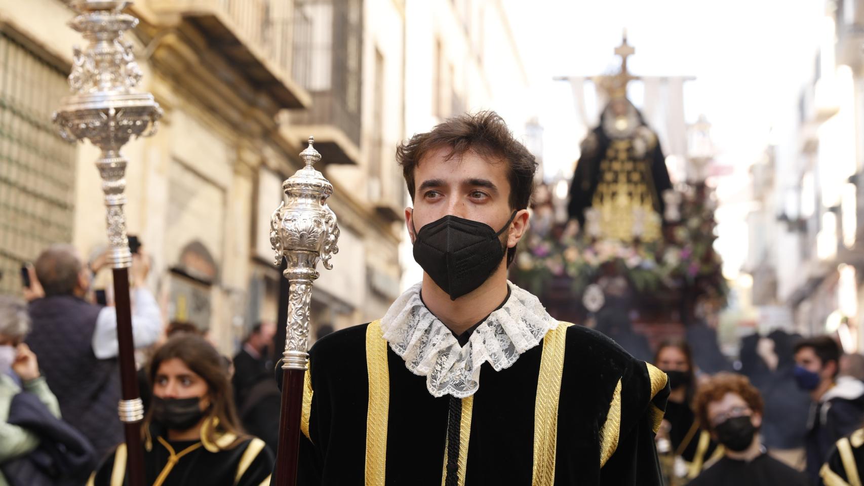 La Santa Cruz, del Jueves Santo en Málaga.