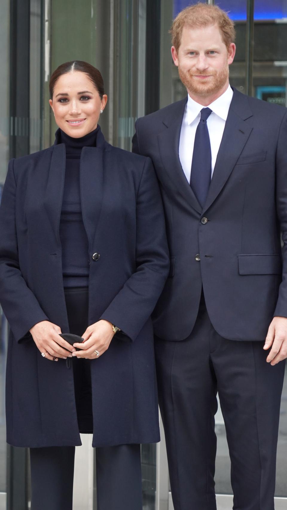 Los duques de Sussex, Harry y Meghan, en una imagen de archivo fechada en septiembre de 2021.