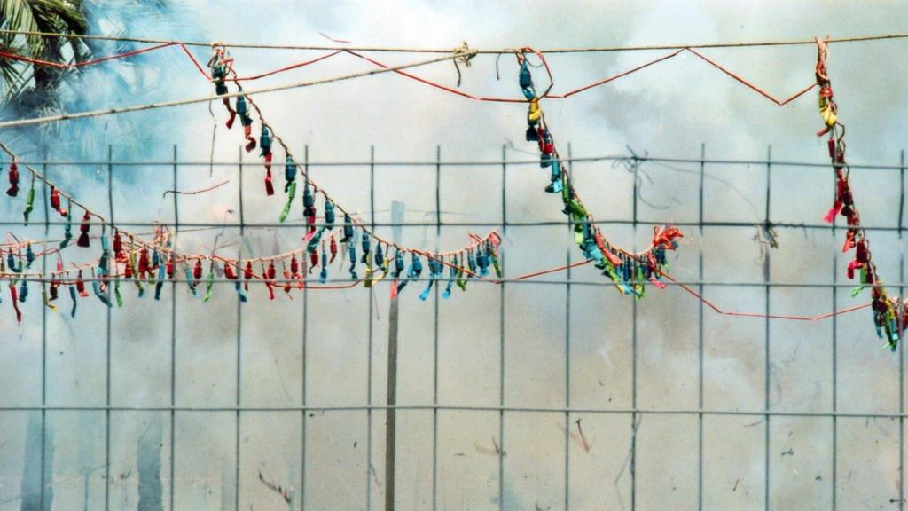 Una mascletà de 2005.