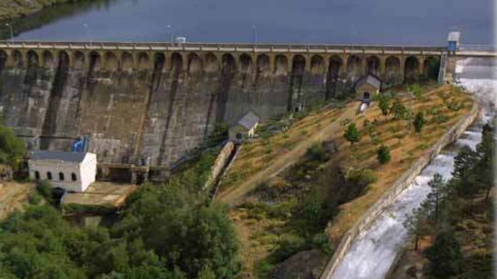 El embalse de Villameca en León. Fotografía: CHD