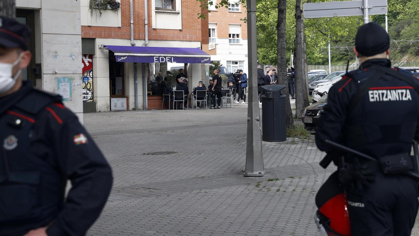 Lugar de la pelea entre ultras de Real Sociedad y Real Betis