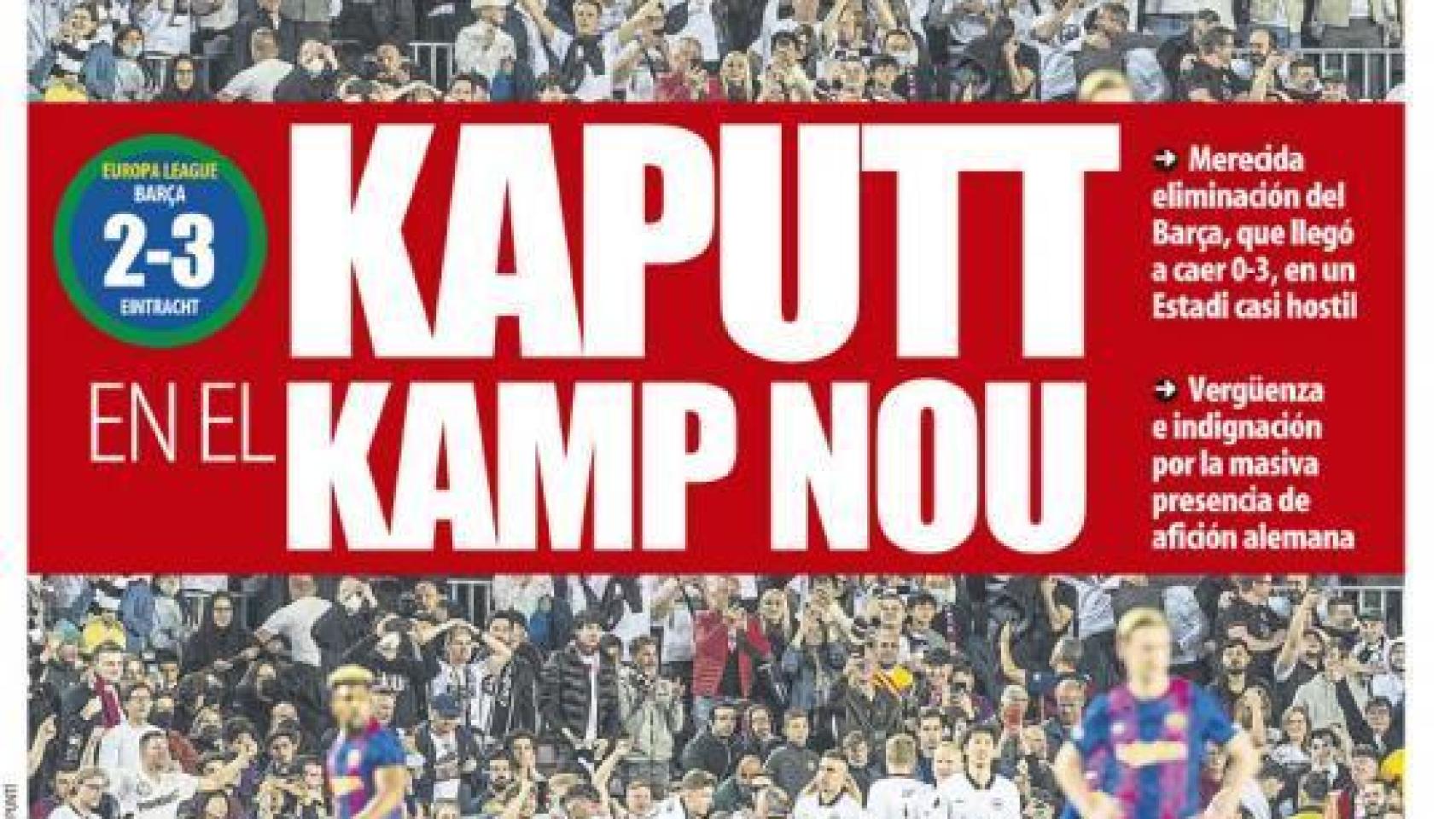 La portada del diario Mundo Deportivo (15/04/2022)