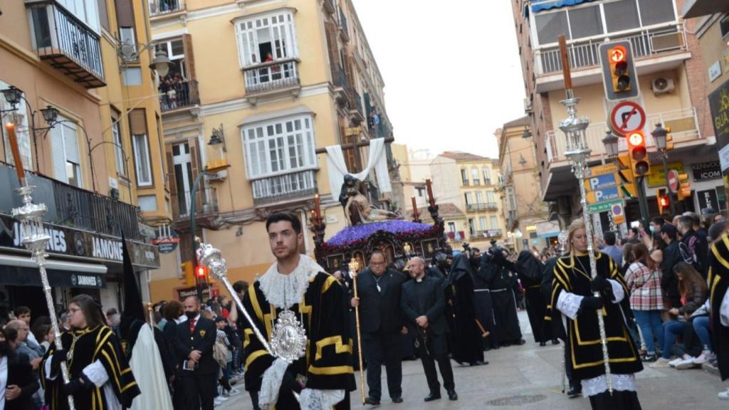La Piedad del Viernes Santo en Málaga.