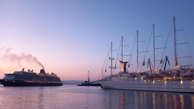 Triple escala de cruceros en A Coruña en abril de 2022