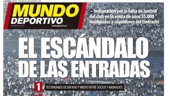 Portada Mundo Deportivo (16/04/22)