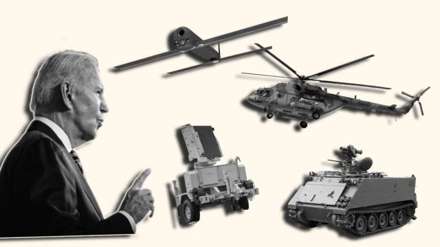 Equipamiento militar que envía EEUU a Ucrania