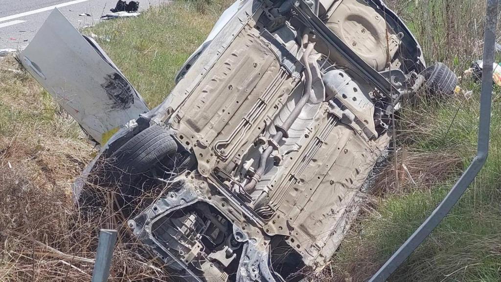 Accidente en Matacán | Foto: Helicóptero sanitario de Matacán