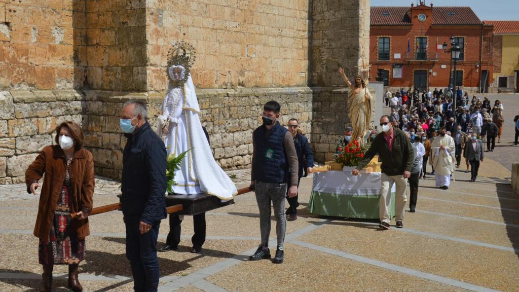 Procesión del Domingo de Resurrección en Cigales