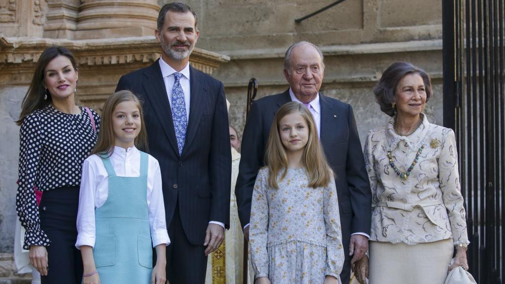 La misa de Pascua de 2018 estuvo marcado por el rifirrafe entre Letizia y su suegra.