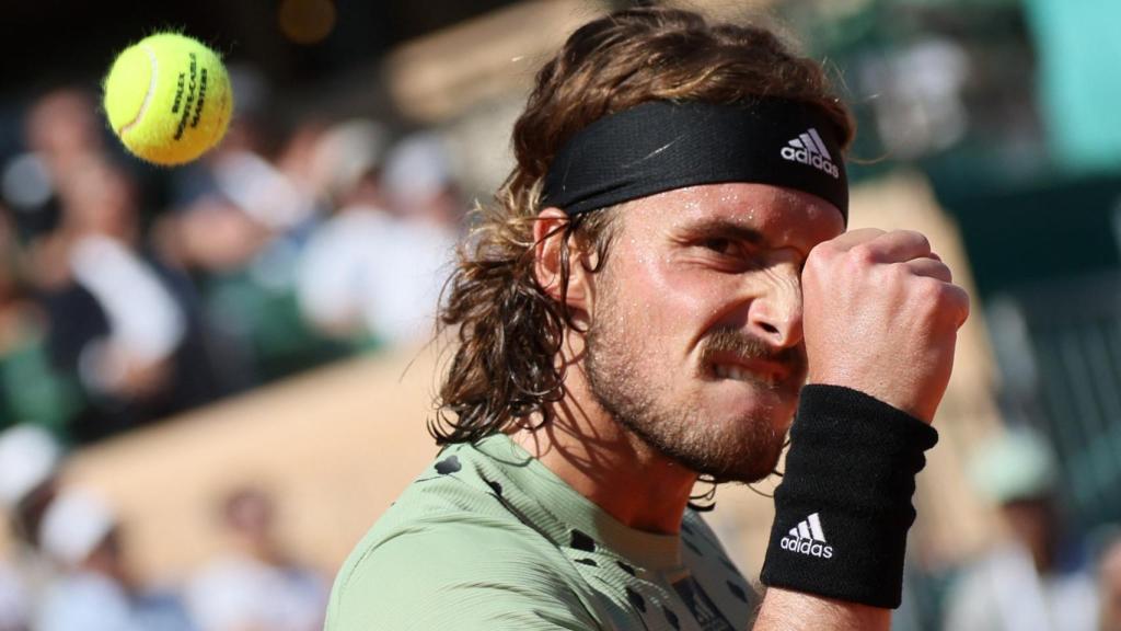 Stefanos Tsitsipas, en la final del Masters 1000 de Montecarlo 2022