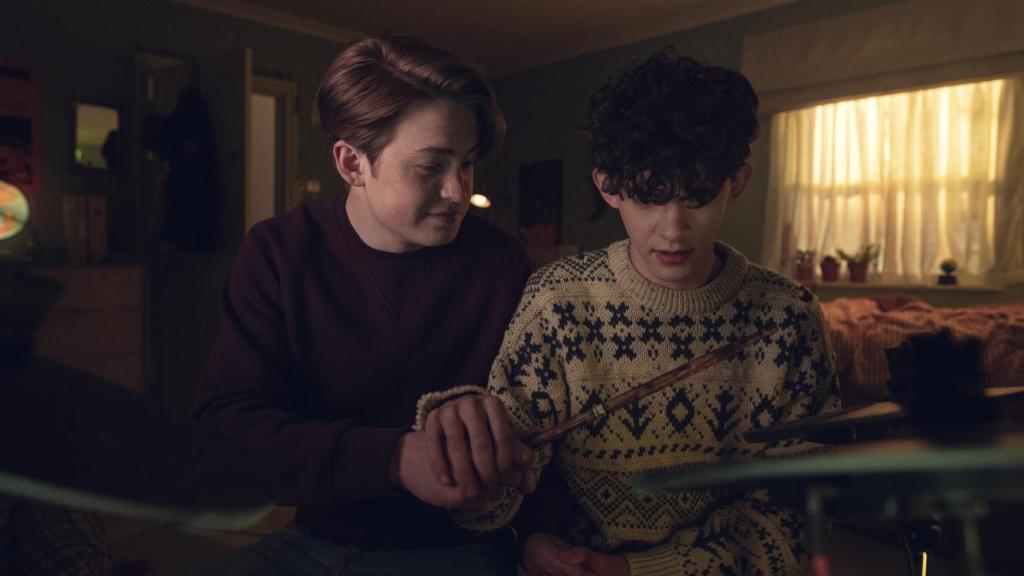 Nick y Charlie, los protagonistas de 'Heartstopper'.