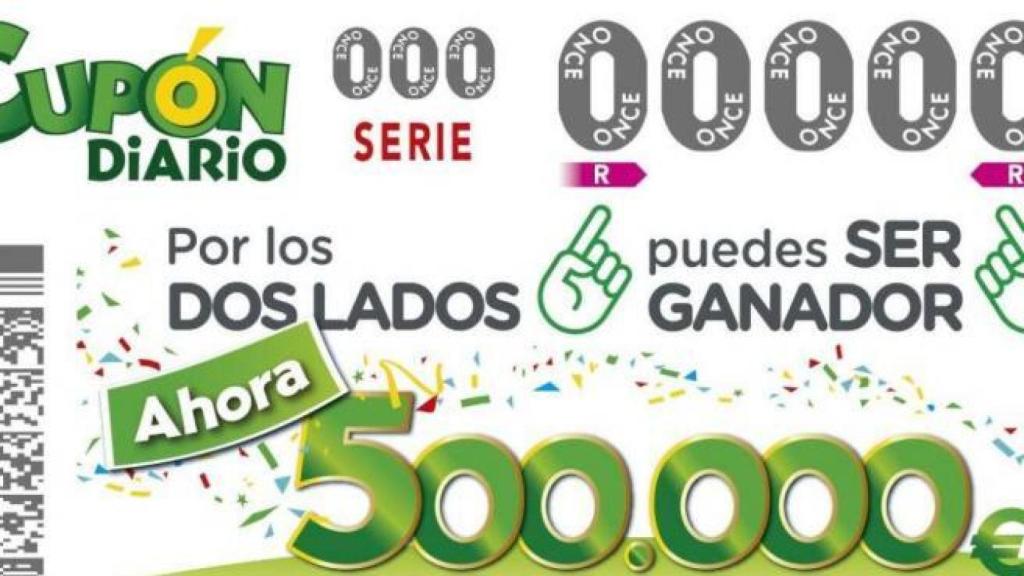 Así será el nuevo cupón de la ONCE.