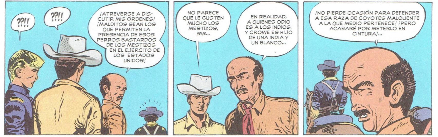 Viñeta de El Teniente Blueberry.