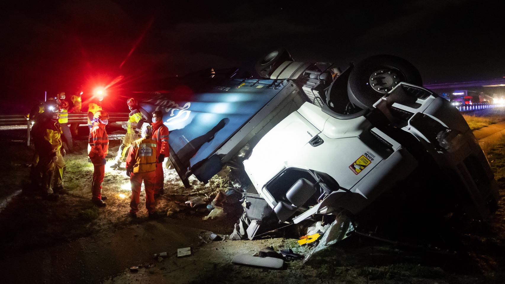 Un fallecido en un accidente a la A-62, en Fuentes de Oñoro (Salamanca)
